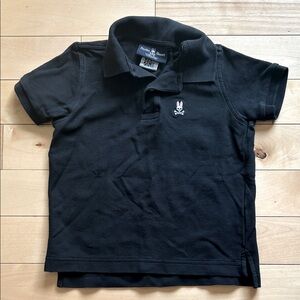 Psycho Bunny Kids Polo Shirt in Black